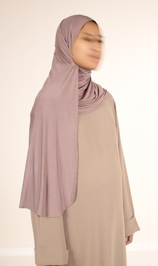 Viscose Instant Hijaab FNR - Cool Taupe