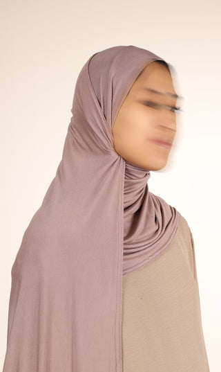 Viscose Instant Hijaab FNR - Cool Taupe