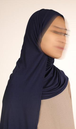Viskozni instant hidžab FNR - mornarski