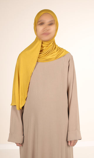 Viskose Instant Hijaab FNR – Senf