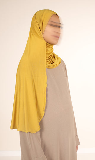 Viskose Instant Hijaab FNR – Senf