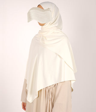 Instant Khimar Hijab - Cream