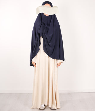 Jersey Premium HEUP Khimar - Navy