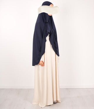 Jersey Premium HEUP Khimar - Navy