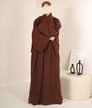 Open Kimono ZAHRAA - Chocolate Brown