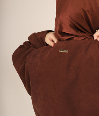 Open Kimono ZAHRAA - Chocolate Brown