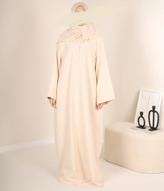 ABAYA Curduroy Zahraa - Cream