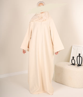 ABAYA Curduroy Zahraa - Cream