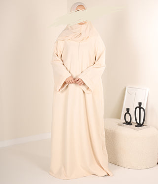 ABAYA Curduroy Zahraa - Cream