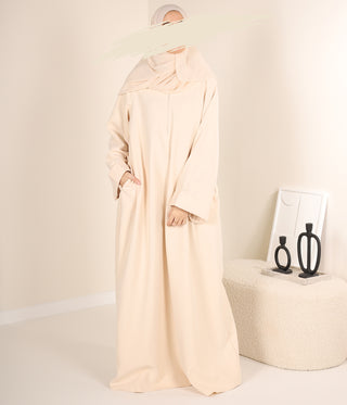 ABAYA Curduroy Zahraa - Cream