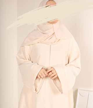 ABAYA Curduroy Zahraa - Cream