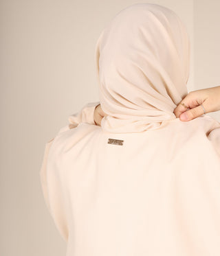 Abaya + Kimono Corduroy ZAHRAA - Cream