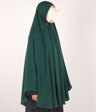 Anisah CLASSIC Knie Khimar- Ever Green