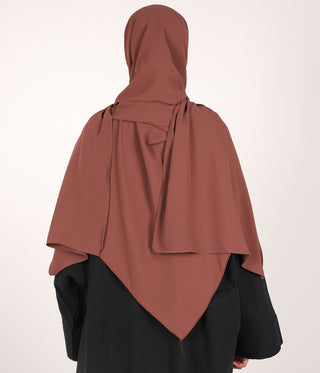 Instant Khimar Hijab - Mocca