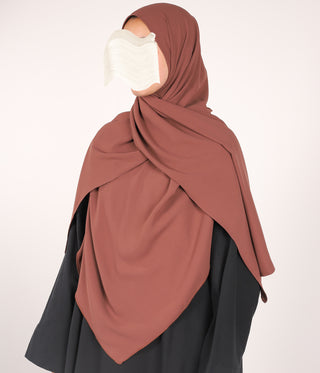 Instant Khimar Hijab - Mocca