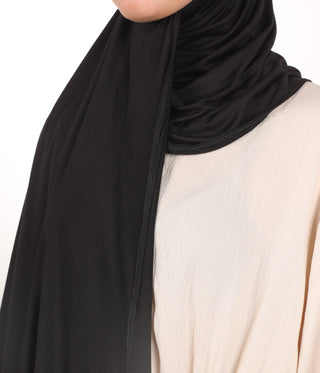 Viscose Instant Hijaab FNR - Zwart