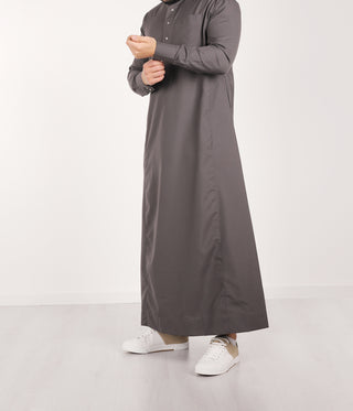 Tailored Fit Haroon Qamis - Dark Grey