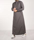 Tailored Fit Haroon Qamis - Dark Grey