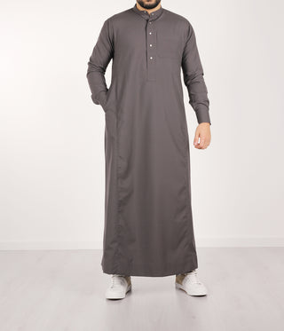 Tailored Fit Haroon Qamis - Dark Grey