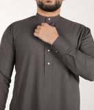 Tailored Fit Haroon Qamis - Dark Grey
