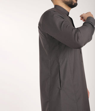 Tailored Fit Haroon Qamis - Dark Grey