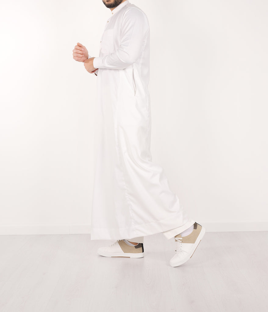 Chino Saudi Qamis - White