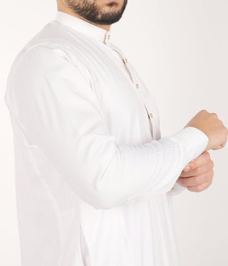 Chino Saudi Qamis - White