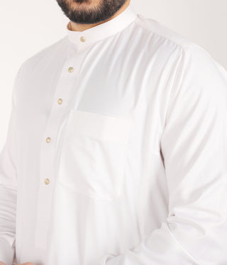 Chino Saudi Qamis - White