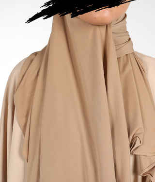 Prem. Jersey Sjaal UsW 75*200 - Light Taupe