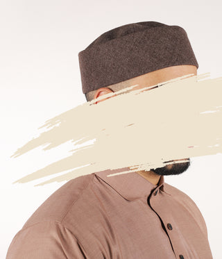 Woolen Cap Haroon - Bruin