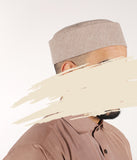 قبعة هارون الصوفية - رمادي فاتح