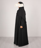 Abaya Linen Safirah - Sort