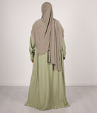 Abaya Lin Safirah -Vintage Vert (NS)