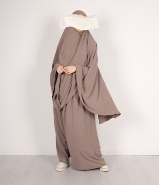 Knie Khimar met Rok set JAZZ - Mink