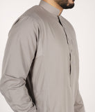 قميص IND24 من Q4him - رمادي كريمي
