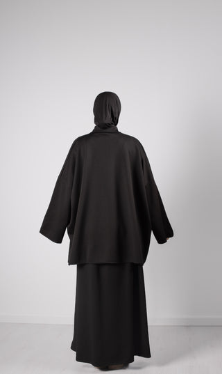 Weiches Twinset Jasminah - Schwarz