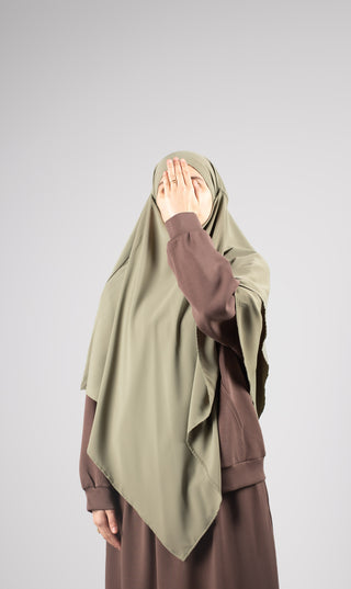 Double Diamond KHIMAR MEDINI Silk - Pistache