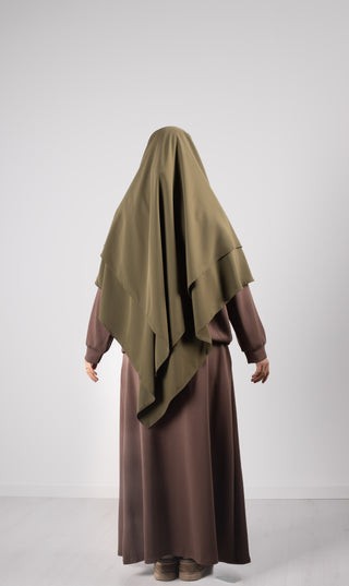 Double Diamond KHIMAR MEDINI Silk - Khaki