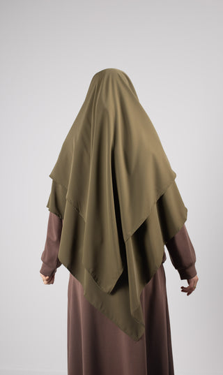 Double Diamond KHIMAR MEDINI Silk - Khaki