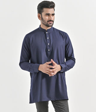 Malaysian Kurti Chino - Navy