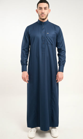 Chino Saudi Qamis - Space Blue