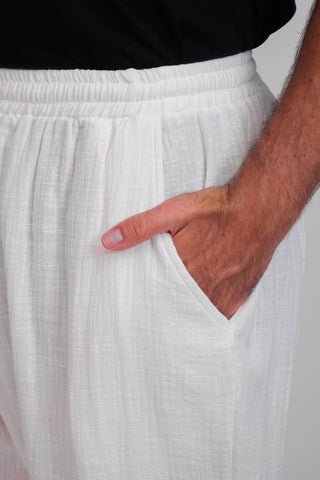 Pants Classic Ayman LINEN - Cream