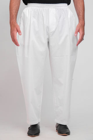 Pants Classic Mastor Cotton - Wit