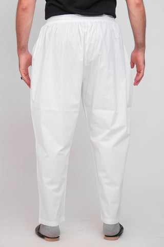 Pants Classic Mastor Cotton - Wit