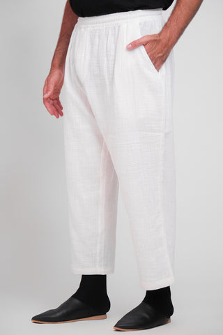 Pants Classic Ayman LINEN - Cream