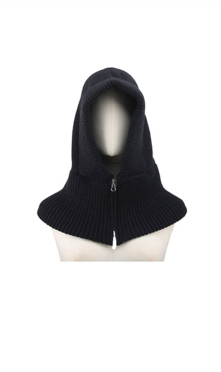 Knit Hood L Zipped