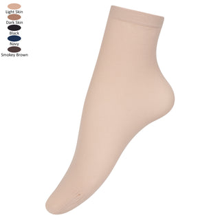 Al-Samah korte, uigennemsigtige sokker (40 den.)