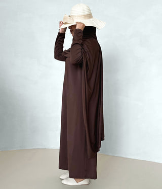 3 - Layer Burkini Long - Brunette