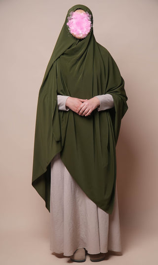 Anisah Stretch Hijaab 125*200 - Olive