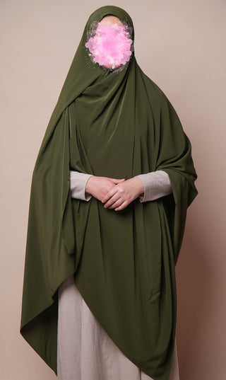Anisah Stretch Hijaab 125*200 - Olive